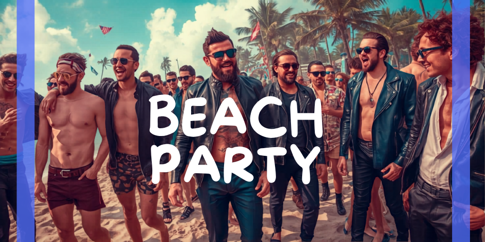 🌴 BEACH PARTY @ HARD ON &ndash; Fetisch trifft Sommerflirt! 🌴